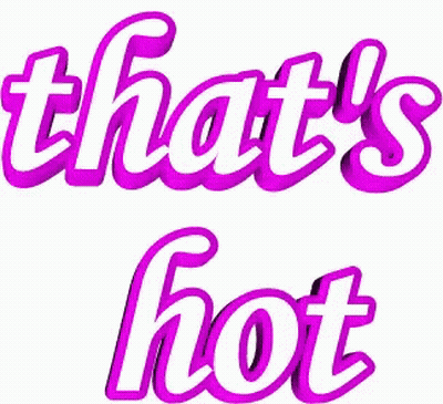 Purple And White Sign That's Hot GIF