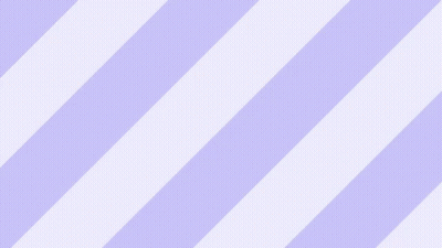 Purple And White Striped Background With Four Posts In Purple Letters GIF