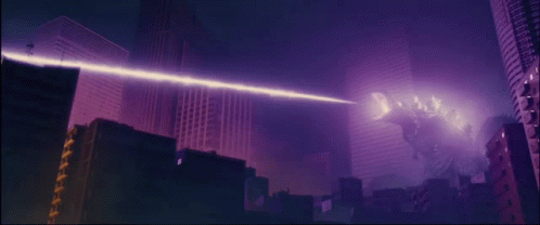 Purple And Yellow Glowing Light GIF