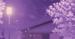 Purple Anime Scenery GIF
