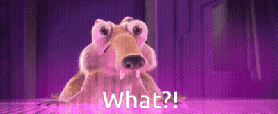 Purple Background Cartoon Saying What GIF