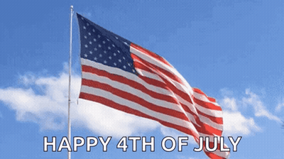 Purple Background Good Morning USA GIF