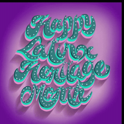 Purple Background Green And Pink Lettering Happy Marriage Month GIF