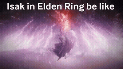 Purple Background Isak In Elden Ring Be Like GIF