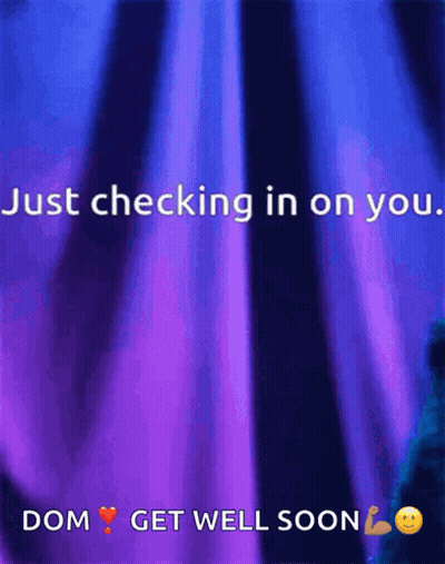 Purple Background Just Checking In On You GIF