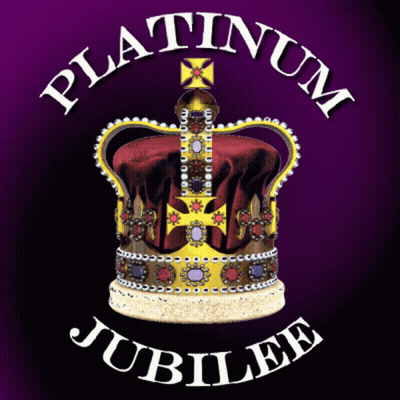 Purple Background Platinum Jubilee Crown GIF