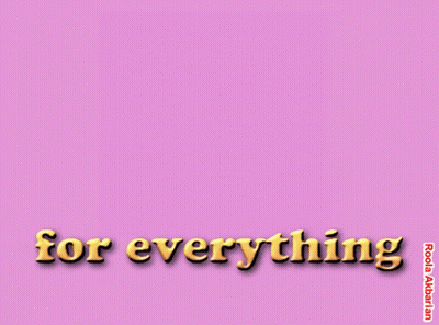 Purple Background Saying Thank You For Everything GIF