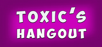 Purple Background Toxic Hangout White Letters GIF
