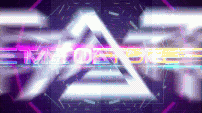 Purple Background White Triangle M.O.A.P.E GIF