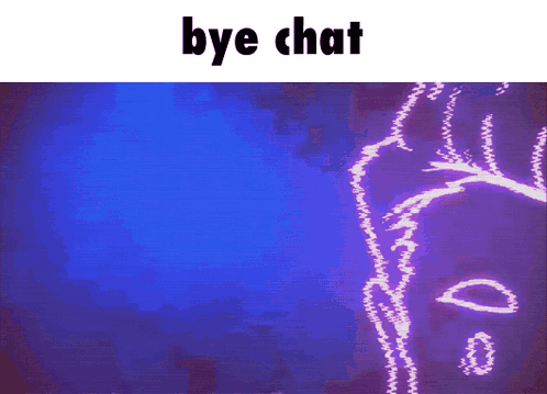 Purple Background With Bye Chat GIF
