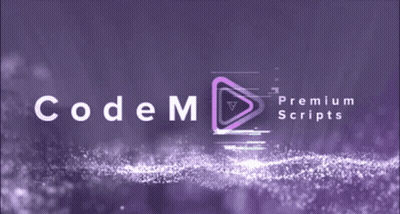 Purple Background With Codem Premium Scripts GIF