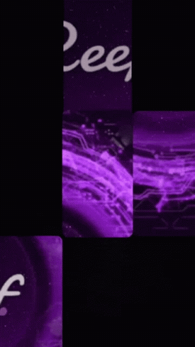 Purple Background With Letter K GIF