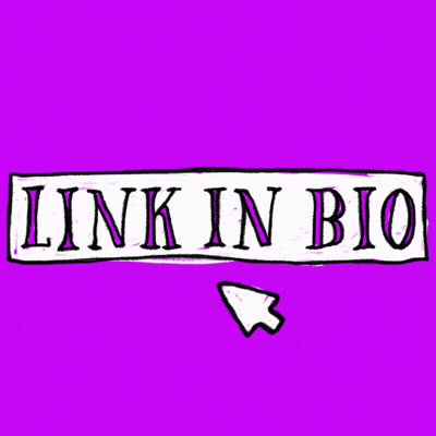 Purple Background With Link In Bio GIF