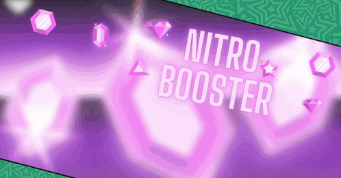 Purple Background With Nitro Booster GIF