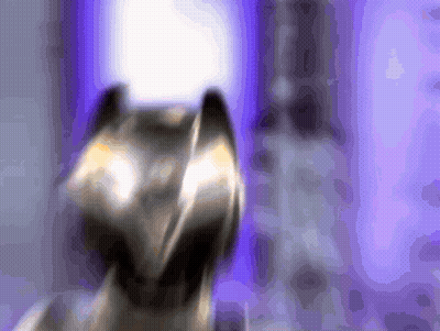 Purple Background With Statue And Blurred Background GIF