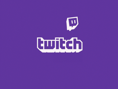 Purple Background With Twitch Logo GIF