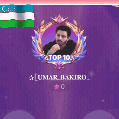 Purple Background With Umar In White Letters GIF