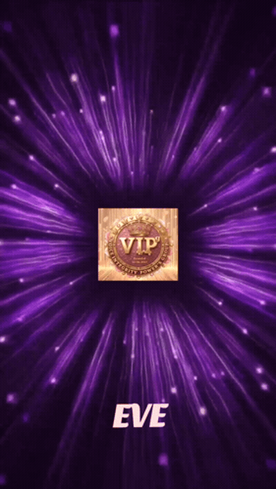 Purple Background With VIP Logo And Name Eve GIF