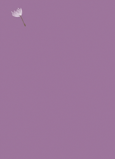 Purple Background With White Flower GIF