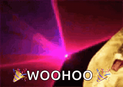 Purple Background With Woohoo GIF