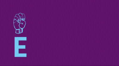Purple Background With Word Elite In Blue GIF