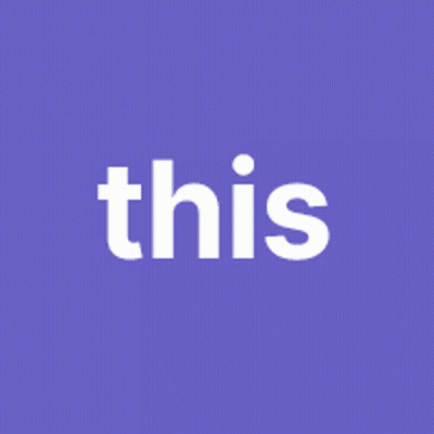Purple Background With Word This GIF