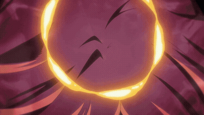 Purple Background With Yellow Circle GIF