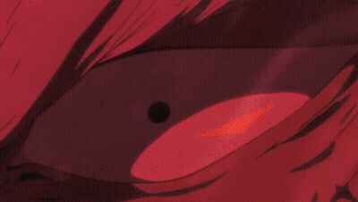 Purple Beam From Person's Face GIF
