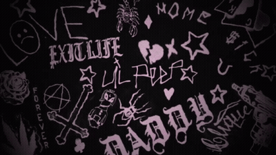 Purple Bird Flying On Black Background Forever GIF
