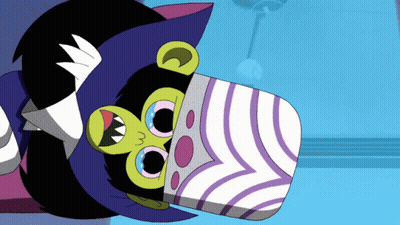 Purple Cape Green Face Cartoon Lying Back GIF