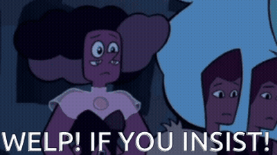 Purple Cartoon Character Says Welp If You Insist GIF