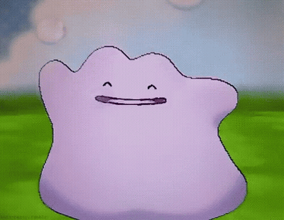 Purple Cartoon Character Smiling In Field GIF