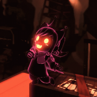 Purple Cartoon Character With Crown GIF