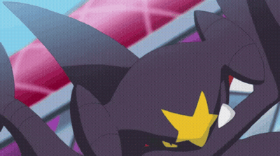 Purple Cartoon Character With Yellow Star On Head GIF