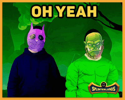 Purple Cat And Green Orc Oh Yeah GIF
