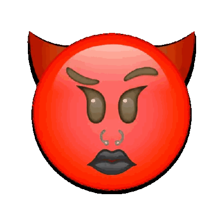 Purple Censored Smiley Sticker