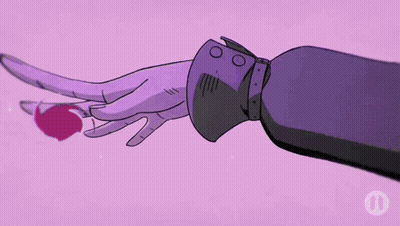 Purple Circle With Letter N GIF