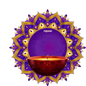 Purple Circle With Roposc Sticker