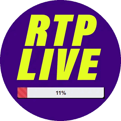 Purple Circle With Yellow RTP Live Sticker