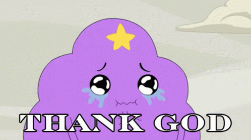 Purple Cloud Crying Thank God GIF