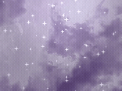Purple Clouds With White Stars In The Background GIF