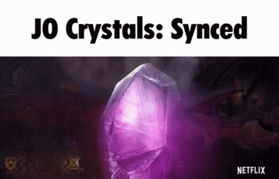 Purple Crystal With Jo Crystals Synced GIF