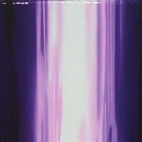Purple Curtain With White Light