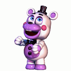 Purple Dancing Freddy Fazbear GIF