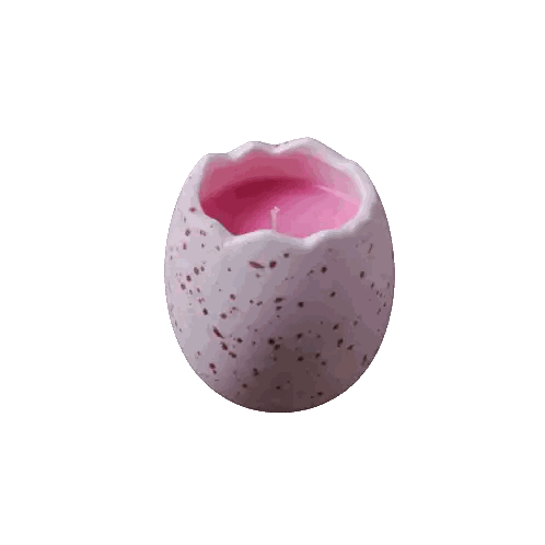 Purple Egg With Brown Spots Sticker
