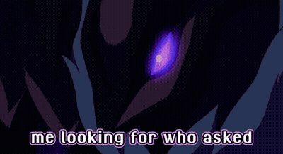 Purple Eye Me Looking For Who Asked GIF