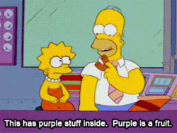Purple Fruit The Simpsons Scene GIF