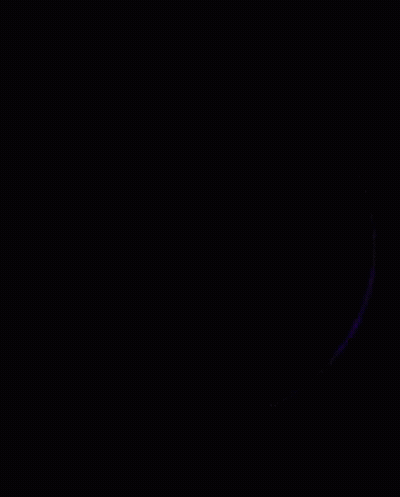 Purple Full Moon Glowing In Dark GIF