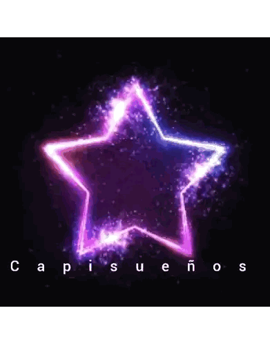 Purple Glowing Star Sticker