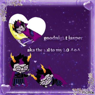 Purple Greeting Card Goodnight Jasper Aka The Sol To My Bo Aoa GIF
